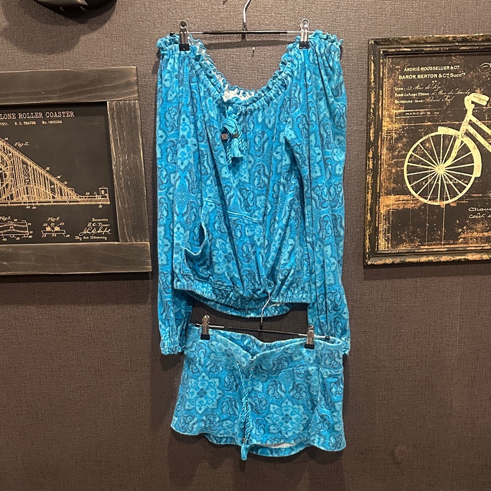 Juicy Couture Blue Skirt Set